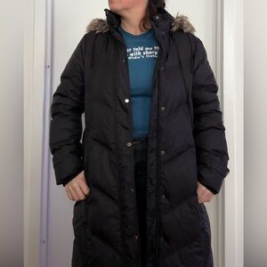 London Fog Long Puff Coat size L